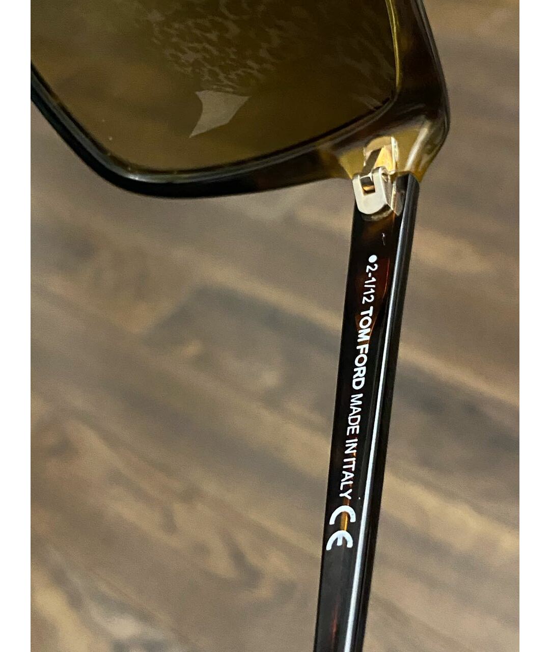 TOM FORD Коричневые пластиковые солнцезащитные очки, фото 6