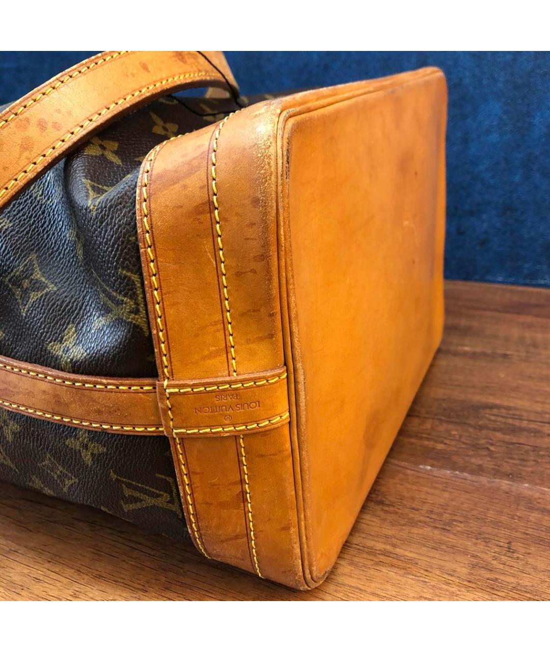 LOUIS VUITTON PRE-OWNED Коричневая сумка через плечо, фото 3