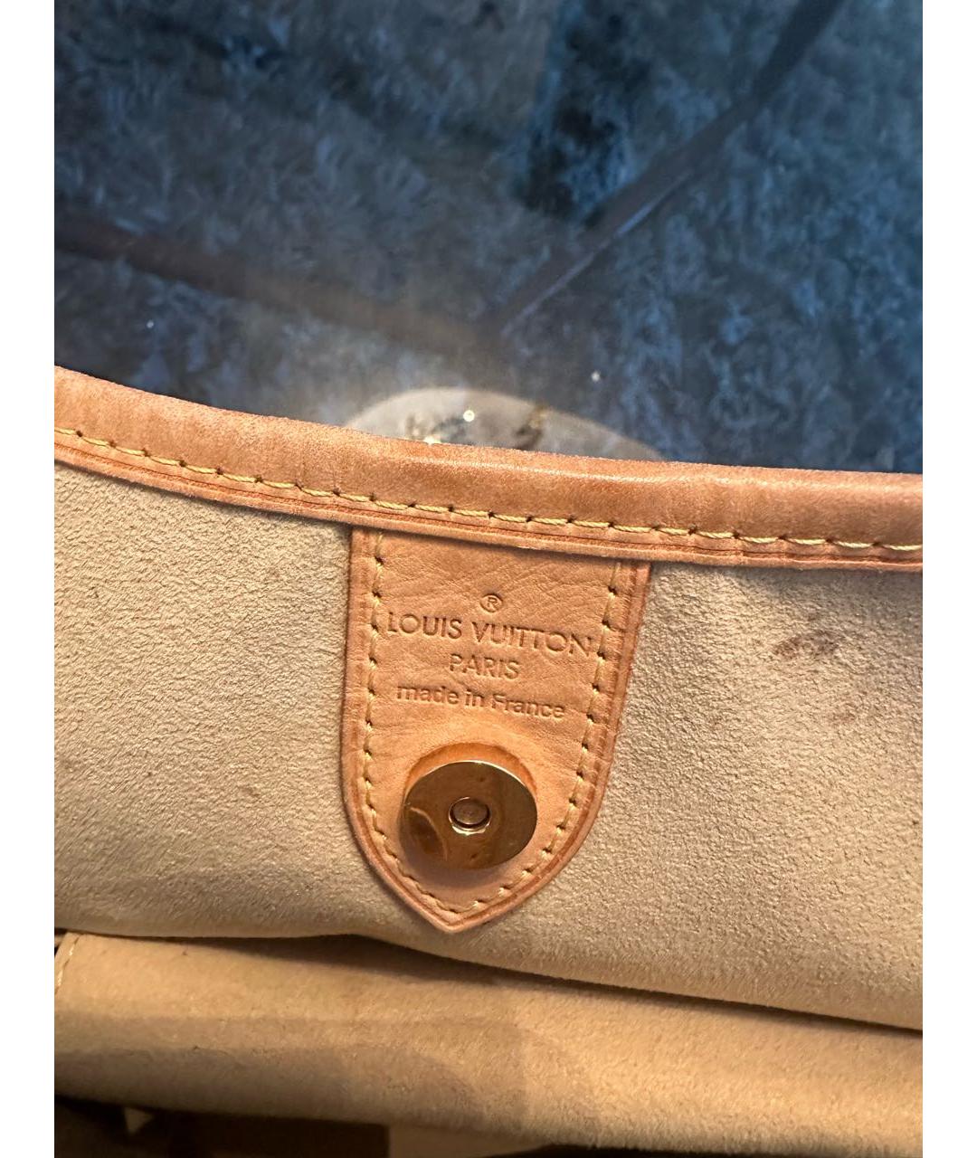 LOUIS VUITTON PRE-OWNED Коричневая сумка тоут, фото 5