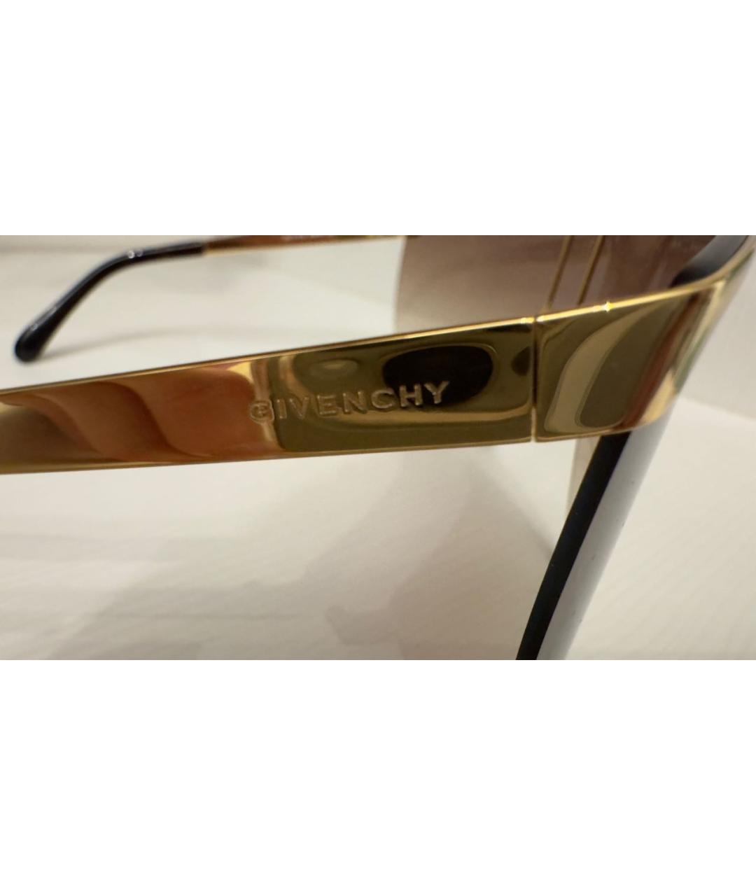 GIVENCHY Золотые солнцезащитные очки, фото 4