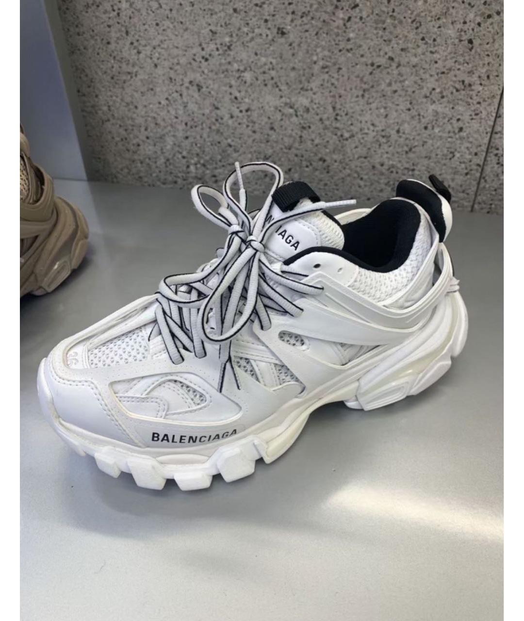 BALENCIAGA Белые резиновые кроссовки, фото 3