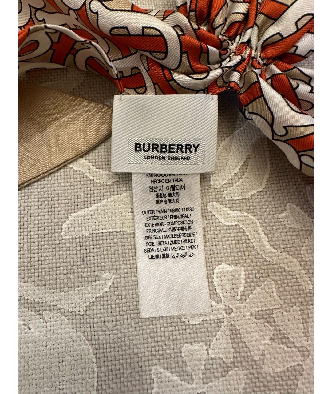 BURBERRY Оранжевая повязка, фото 3