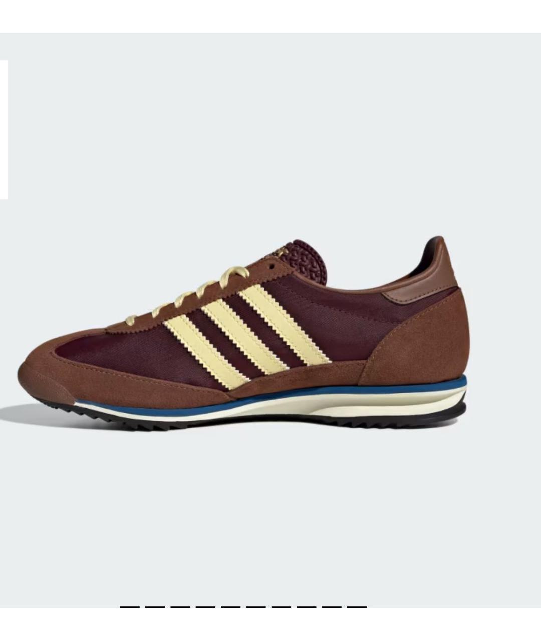 ADIDAS Коричневые замшевые кеды, фото 2