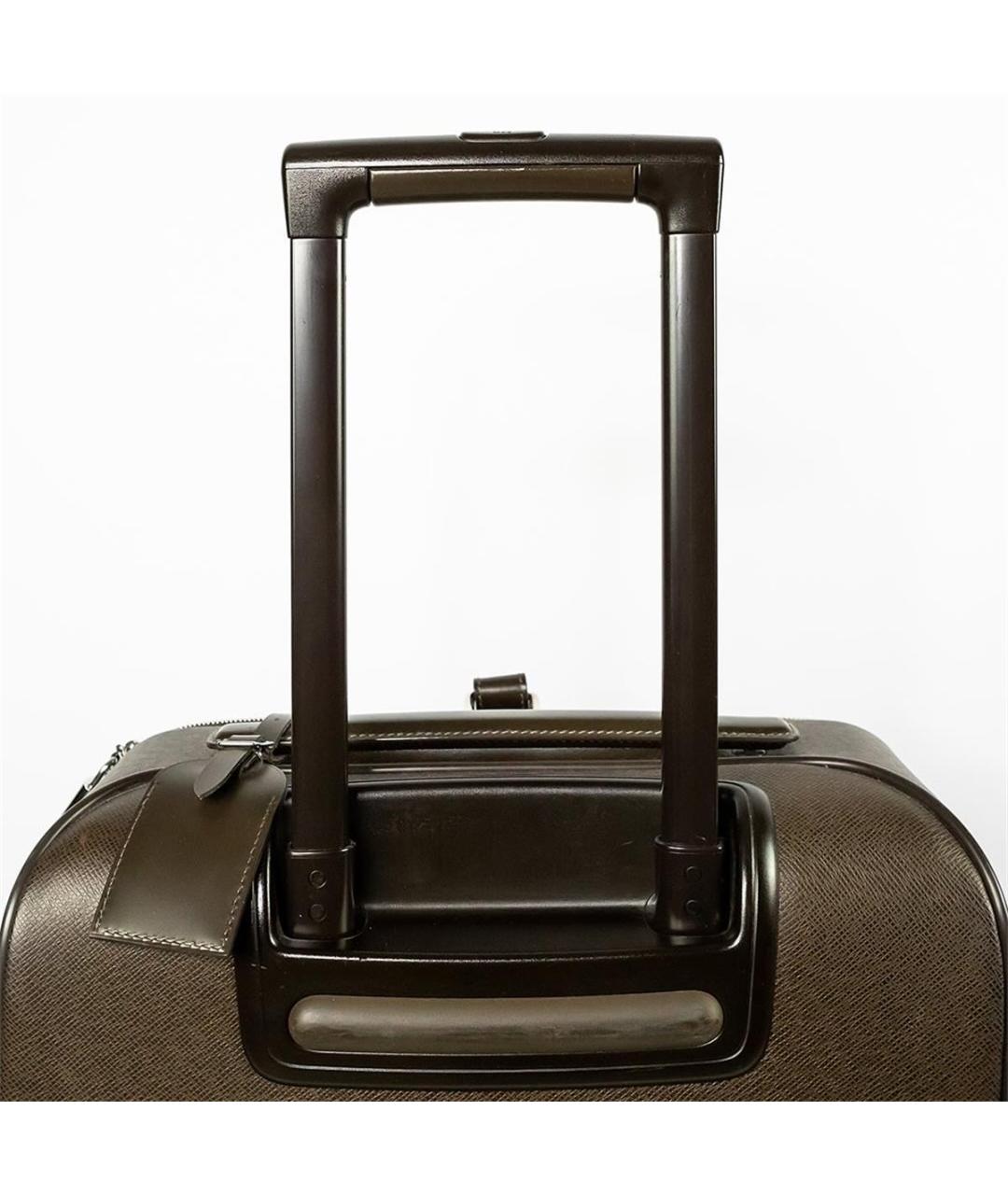 LOUIS VUITTON PRE-OWNED Коричневый чемодан, фото 4