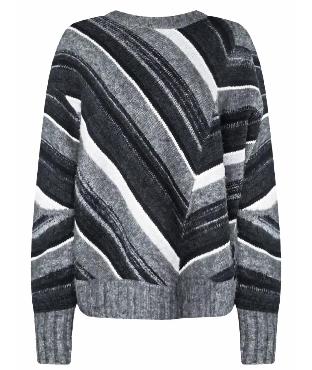 HELMUT LANG Серый шерстяной джемпер / свитер, фото 1