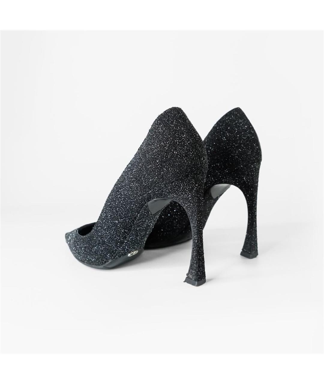 CHRISTIAN DIOR Черные кожаные туфли, фото 4