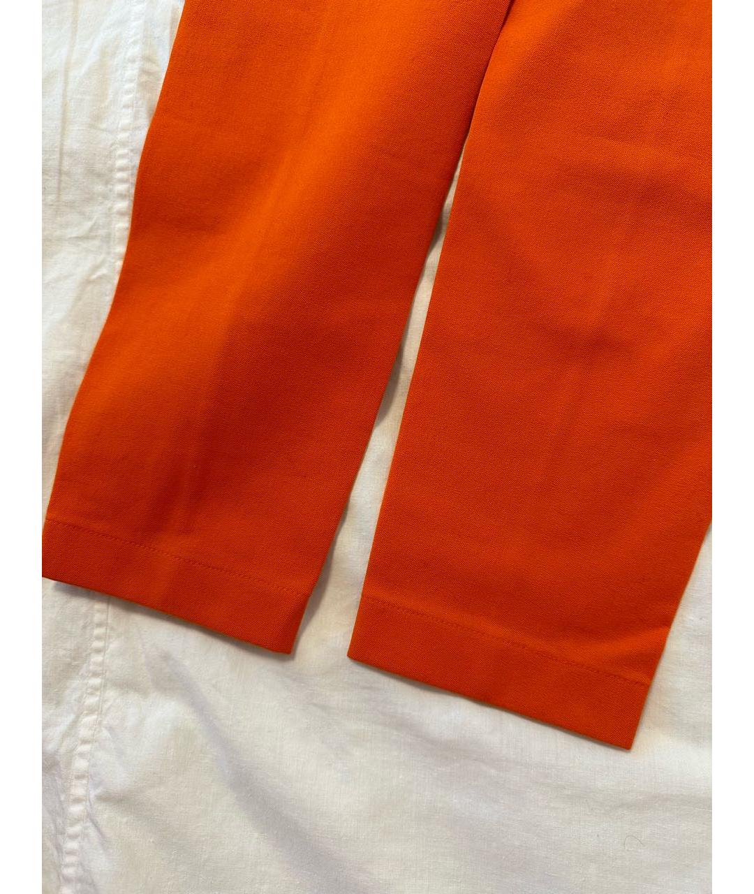 RALPH LAUREN Оранжевое хлопковые брюки и шорты, фото 6