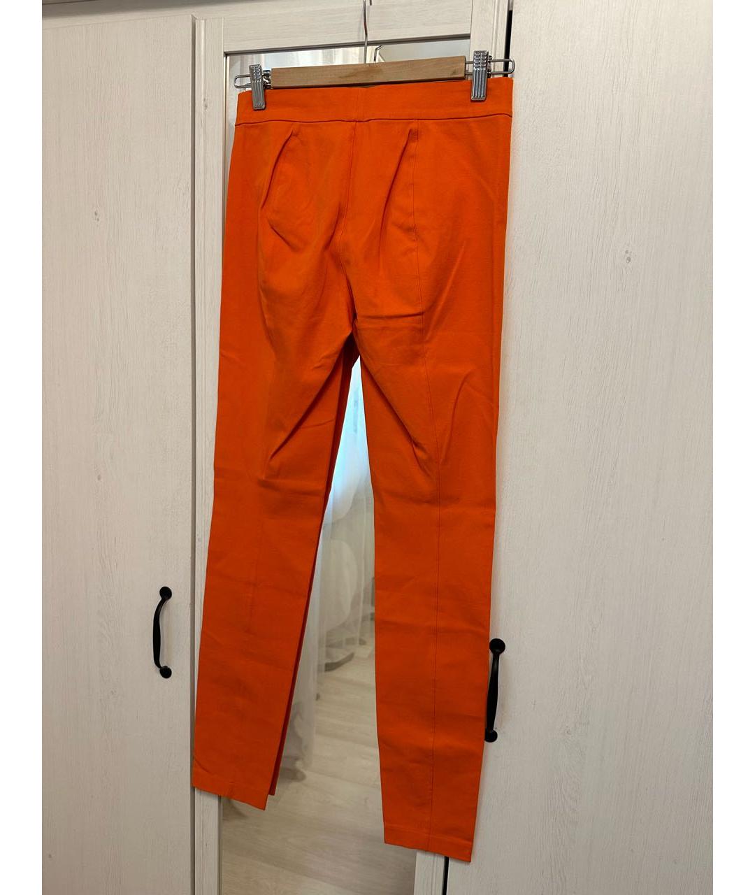 RALPH LAUREN Оранжевое хлопковые брюки и шорты, фото 2
