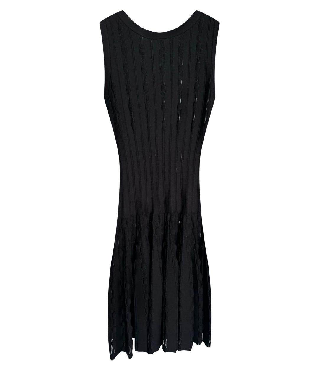 ALAIA Черное вискозное повседневное платье, фото 1