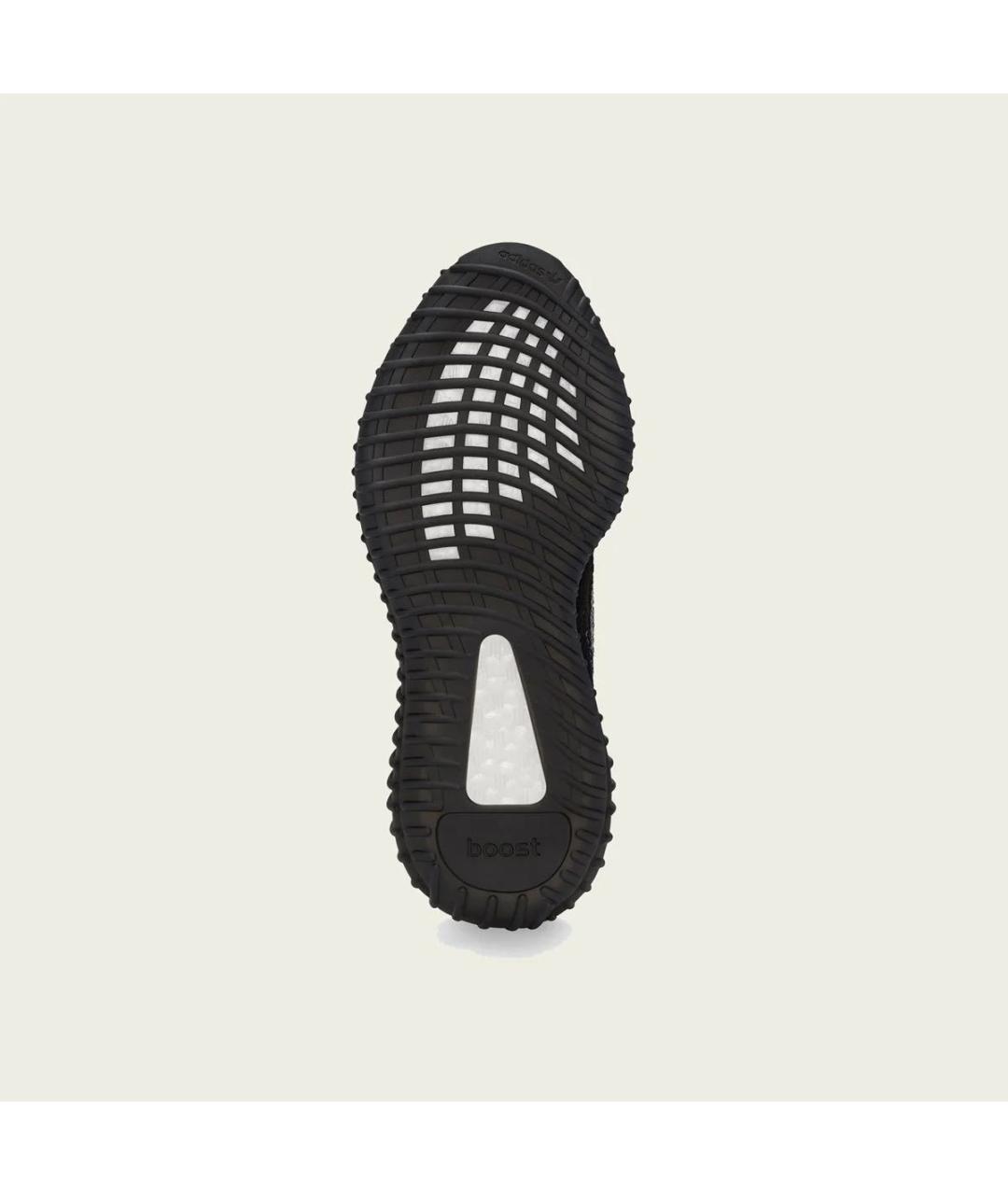 ADIDAS YEEZY Черные текстильные низкие кроссовки / кеды, фото 5