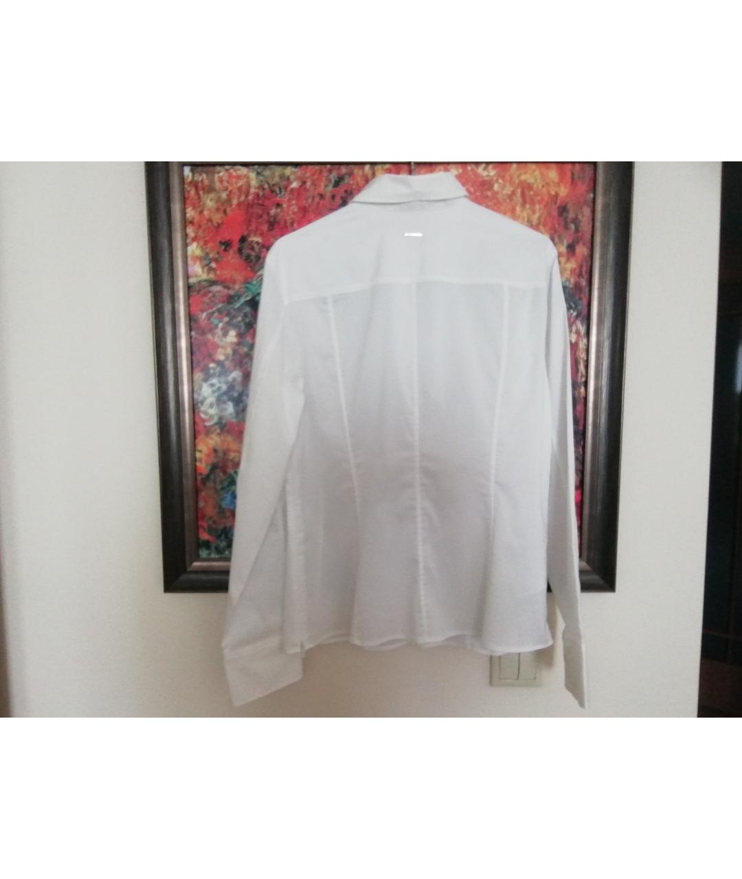 HUGO BOSS Белая хлопковая блузы, фото 2