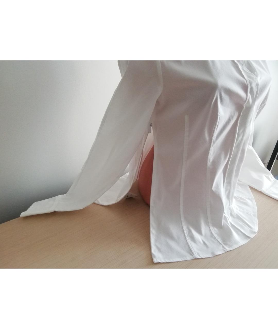 HUGO BOSS Белая хлопковая блузы, фото 6