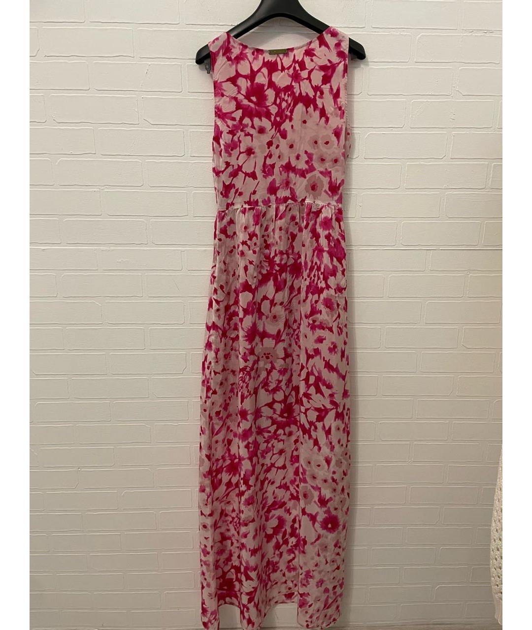 LIU JO Розовое вискозное повседневное платье, фото 2