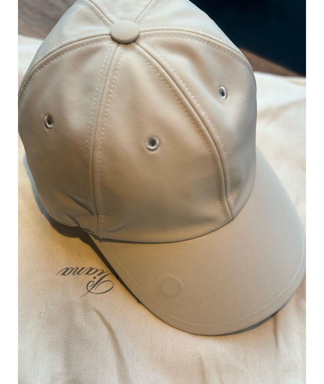 LORO PIANA Бежевая кепка, фото 3