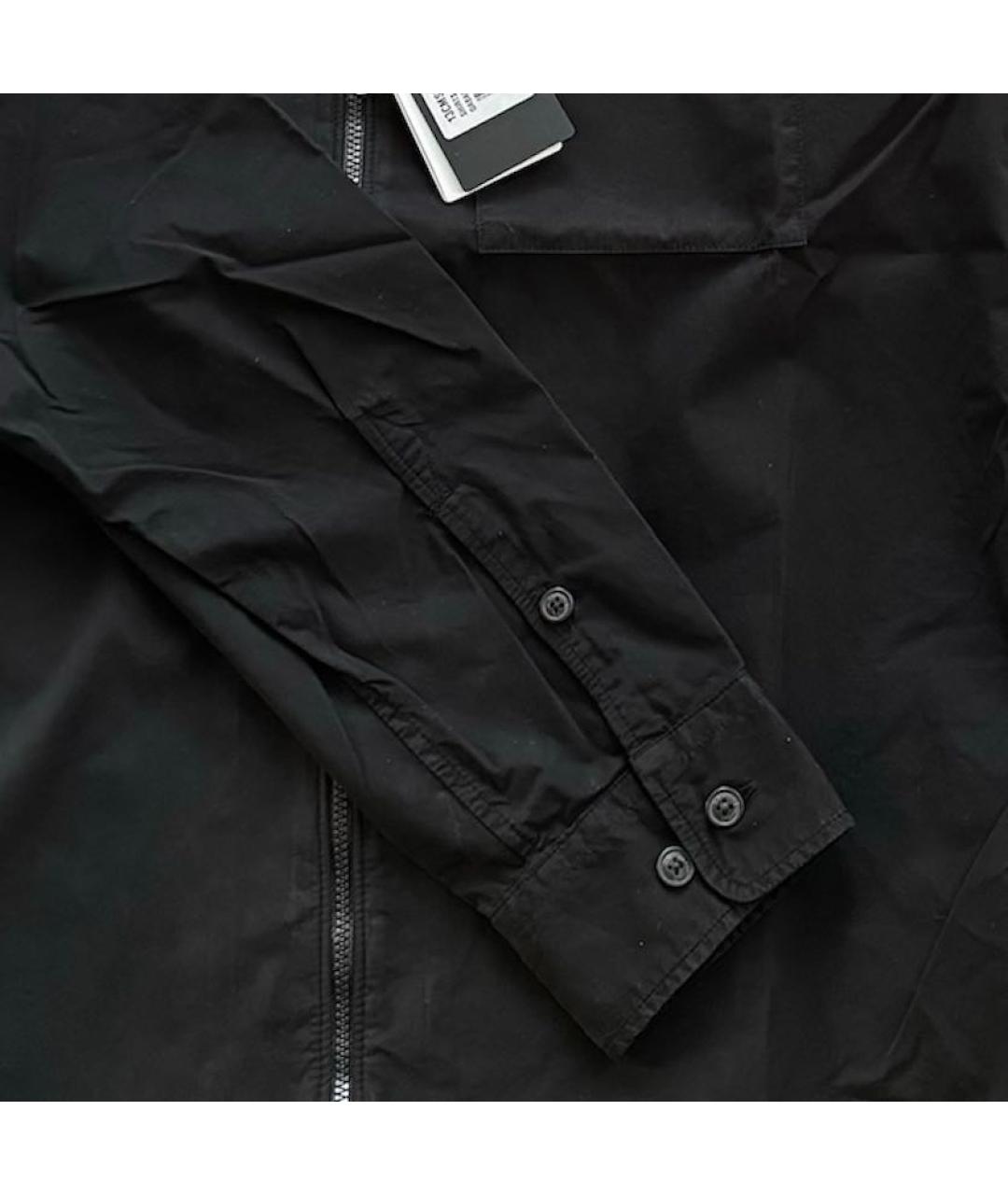 CP COMPANY Черная хлопковая кэжуал рубашка, фото 4