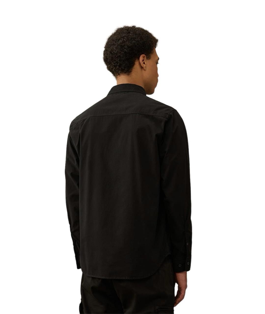 CP COMPANY Черная хлопковая кэжуал рубашка, фото 2