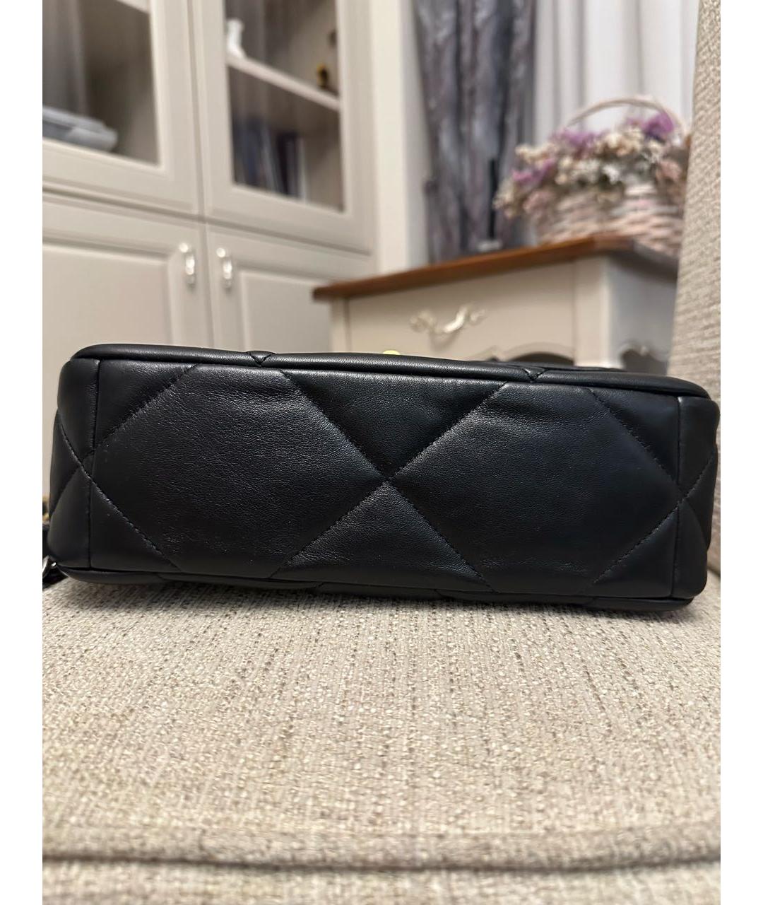 CHANEL Черная кожаная сумка через плечо, фото 2