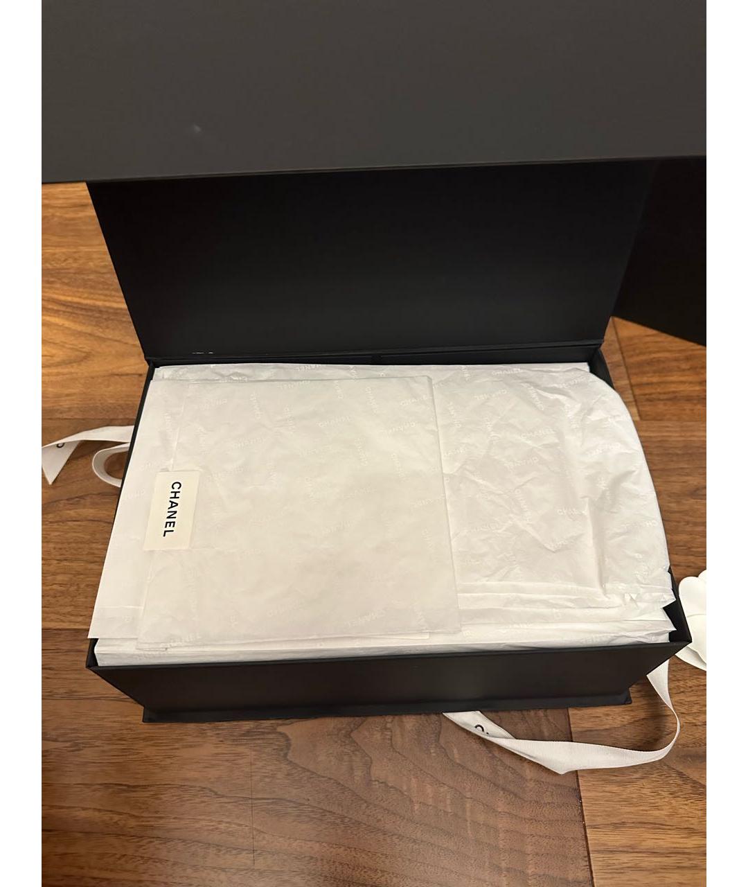 CHANEL Черная кожаная сумка через плечо, фото 5