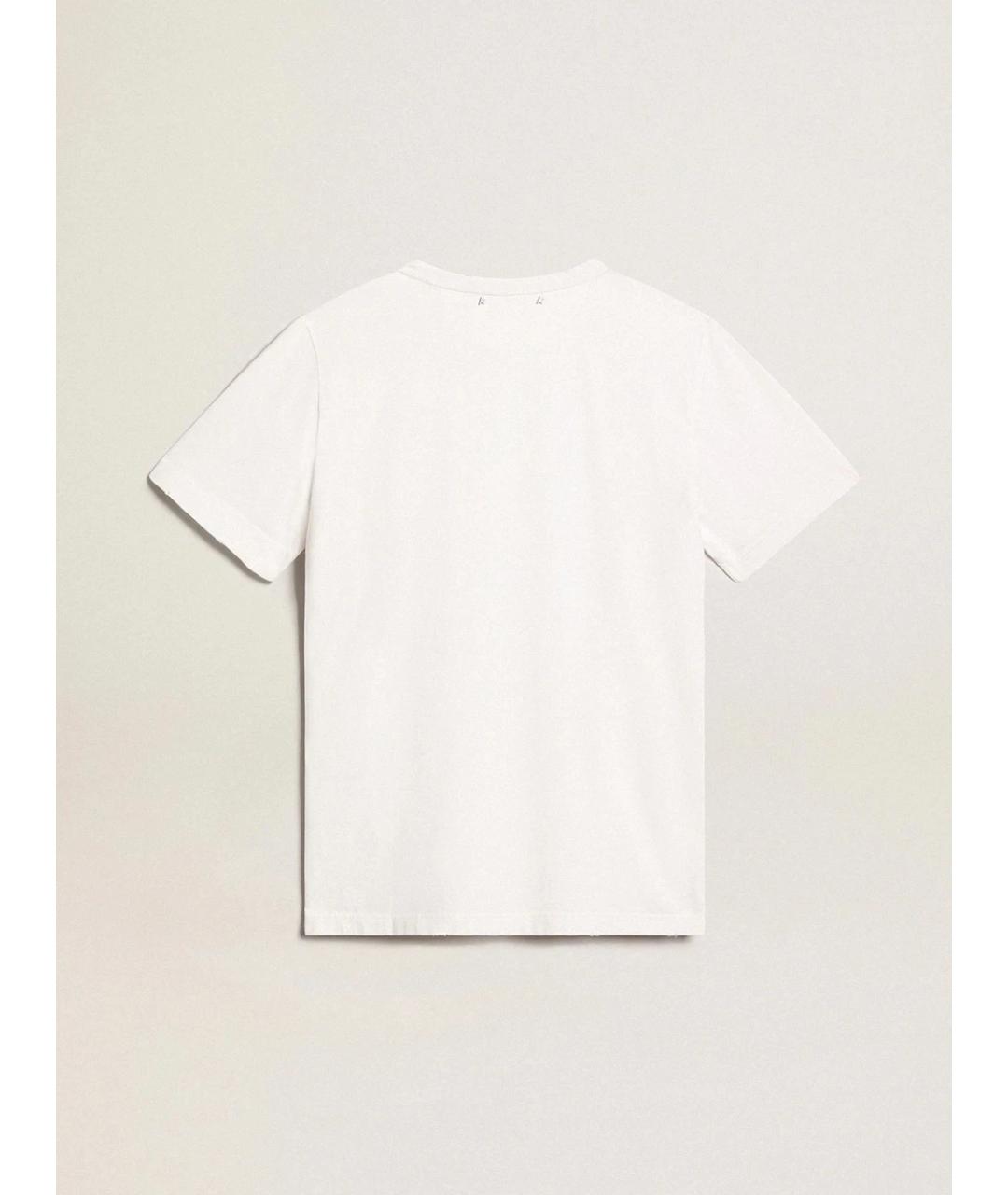 GOLDEN GOOSE DELUXE BRAND Белая футболка, фото 3