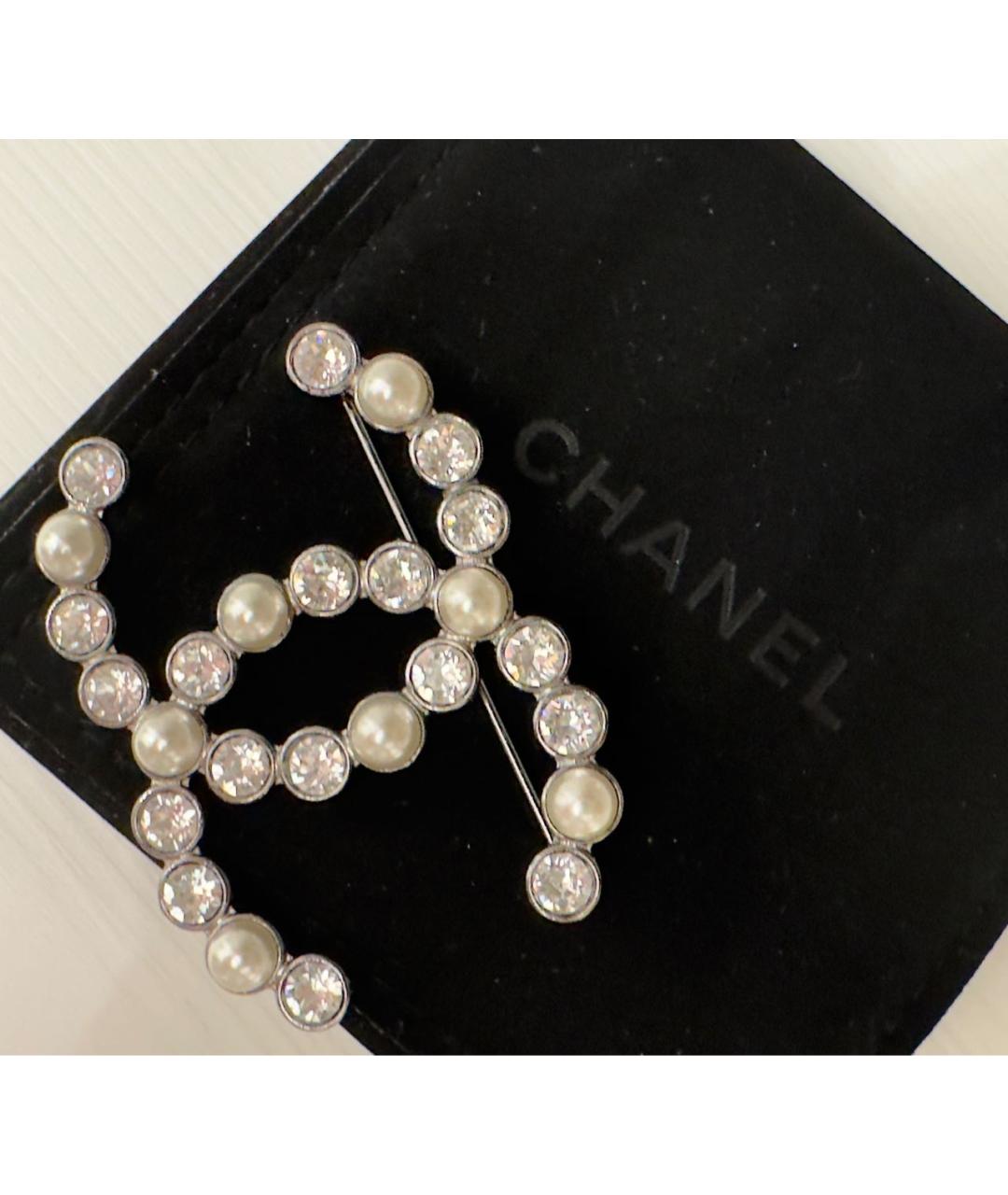 CHANEL PRE-OWNED Серебряная металлическая булавка / брошь, фото 6