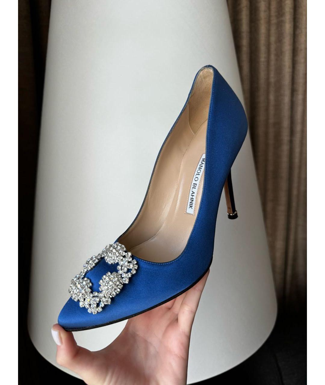 MANOLO BLAHNIK Синие туфли, фото 3