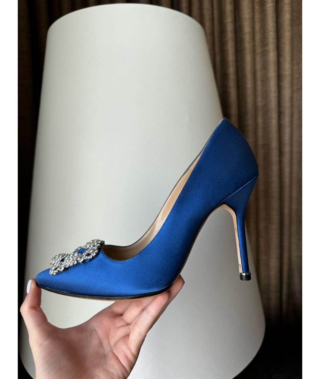 MANOLO BLAHNIK Синие туфли, фото 6