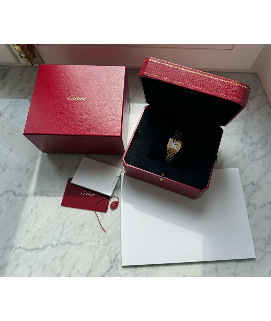 CARTIER Золотые часы из желтого золота, фото 2