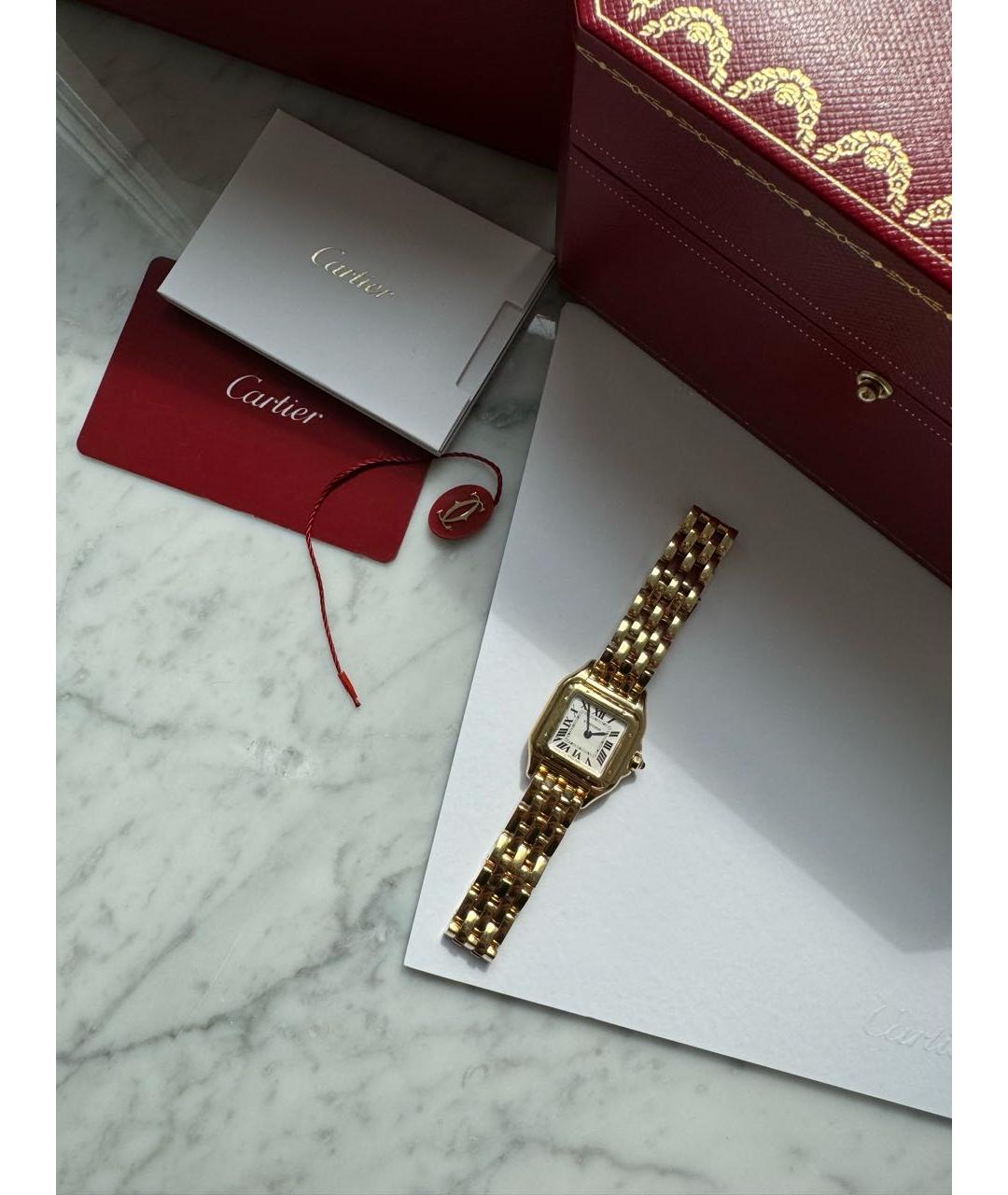 CARTIER Золотые часы из желтого золота, фото 3
