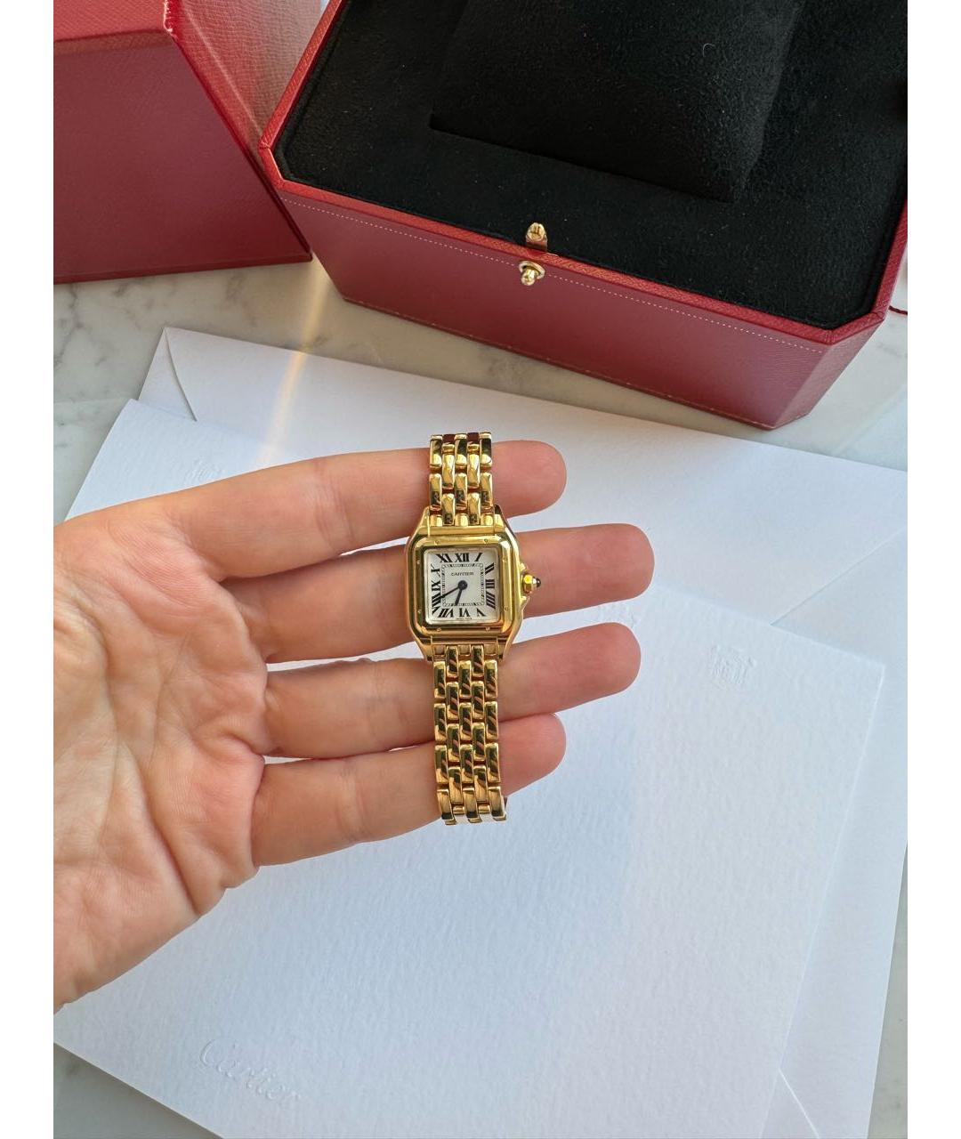 CARTIER Золотые часы из желтого золота, фото 5