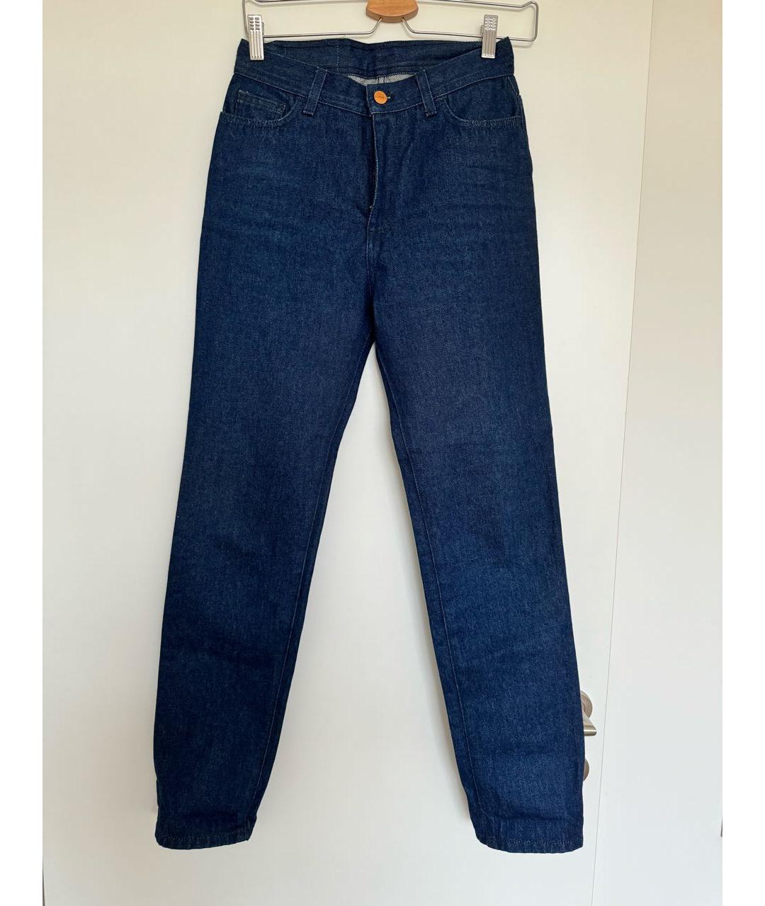 RODEBJER Темно-синие прямые джинсы, фото 8