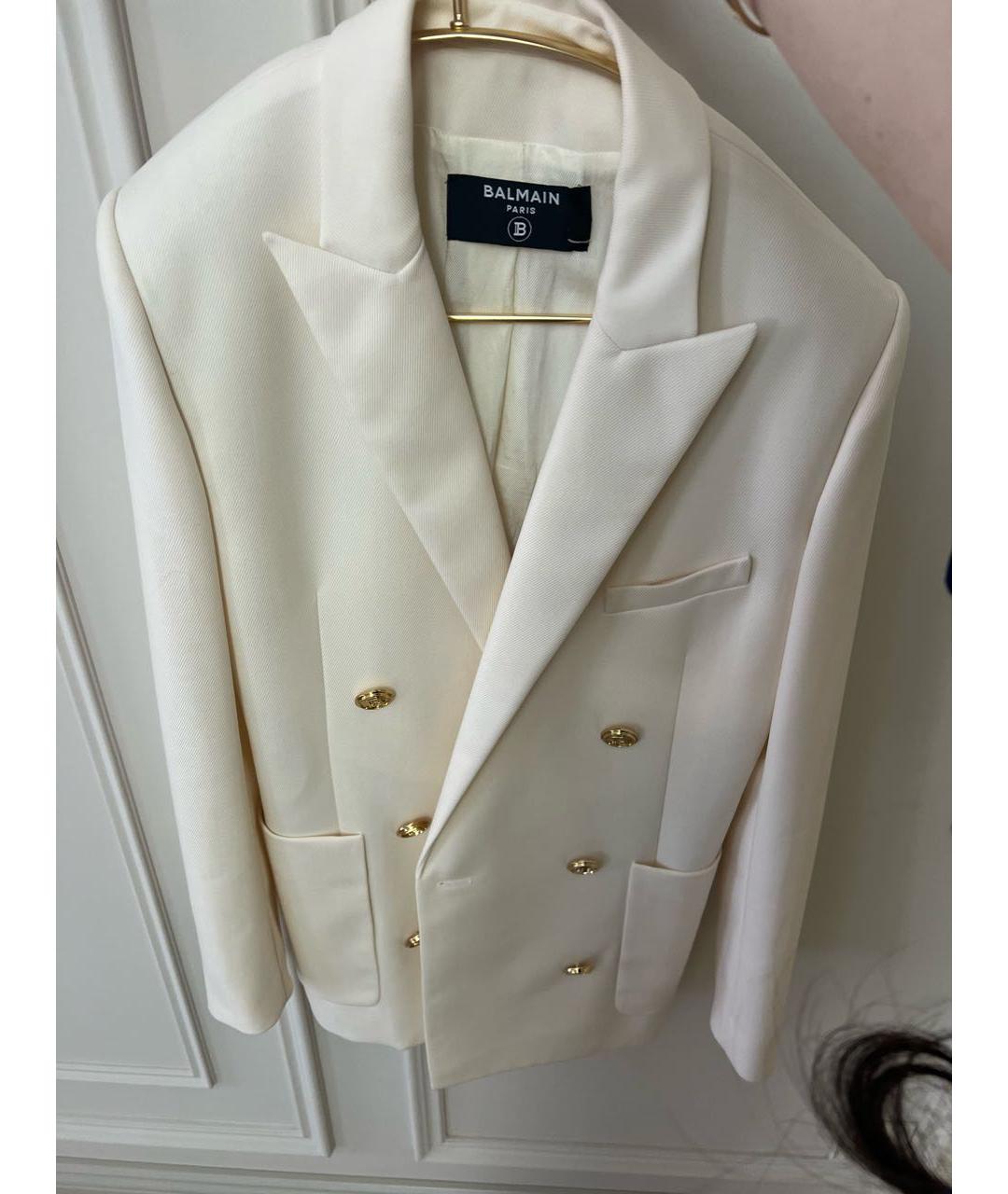 BALMAIN Белый жакет/пиджак, фото 2