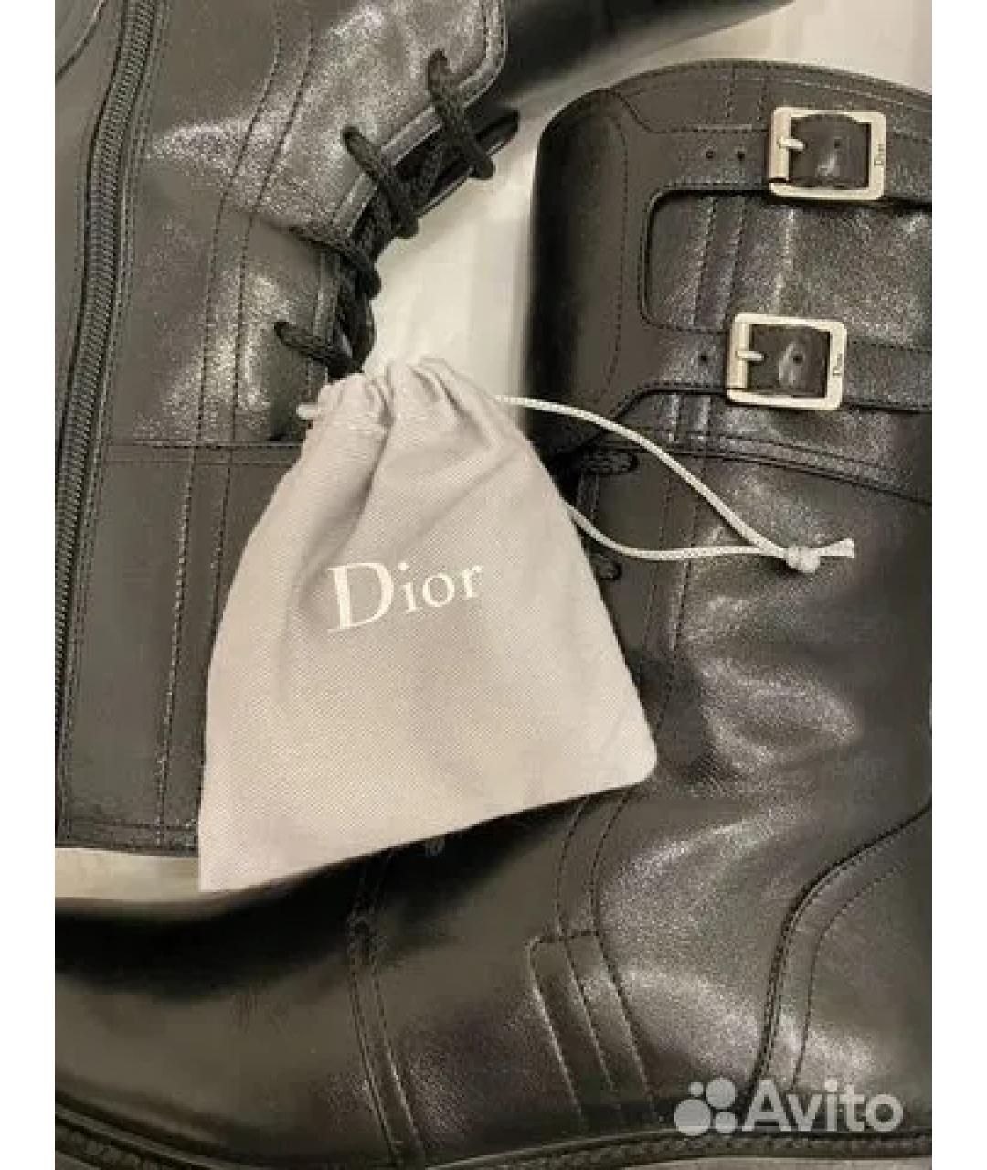 CHRISTIAN DIOR PRE-OWNED Черные полусапоги, фото 3