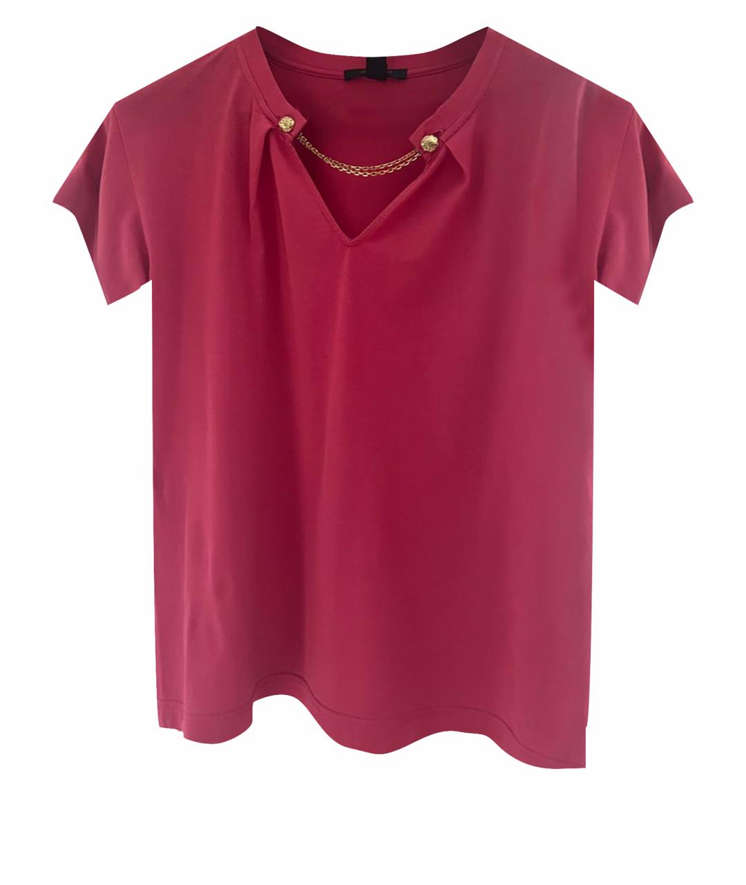 LOUIS VUITTON PRE-OWNED Розовая хлопковая футболка, фото 1
