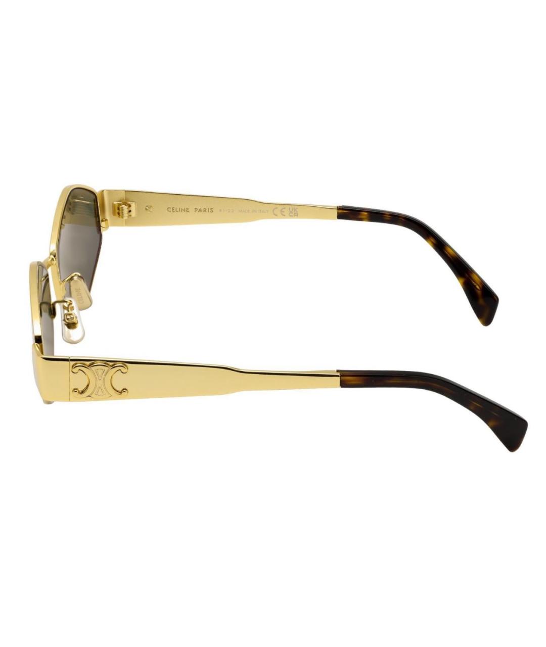 CELINE PRE-OWNED Металлические солнцезащитные очки, фото 3