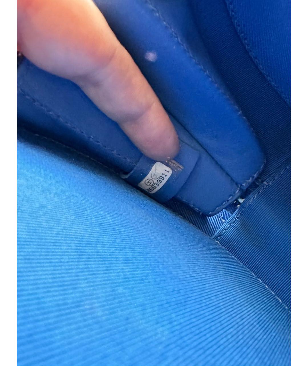 CHANEL PRE-OWNED Синяя сумка через плечо, фото 7