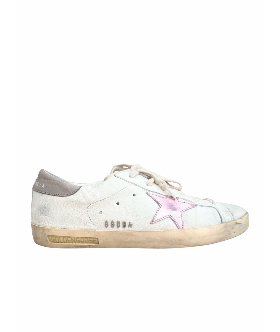 GOLDEN GOOSE DELUXE BRAND Белые кожаные кеды, фото 8