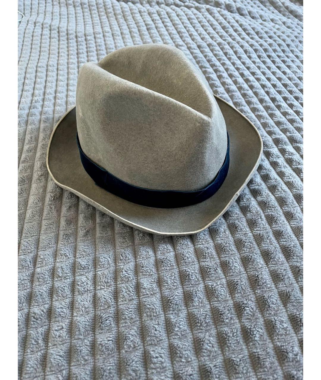 REINHARD PLANK Бежевая шерстяная шляпа, фото 9