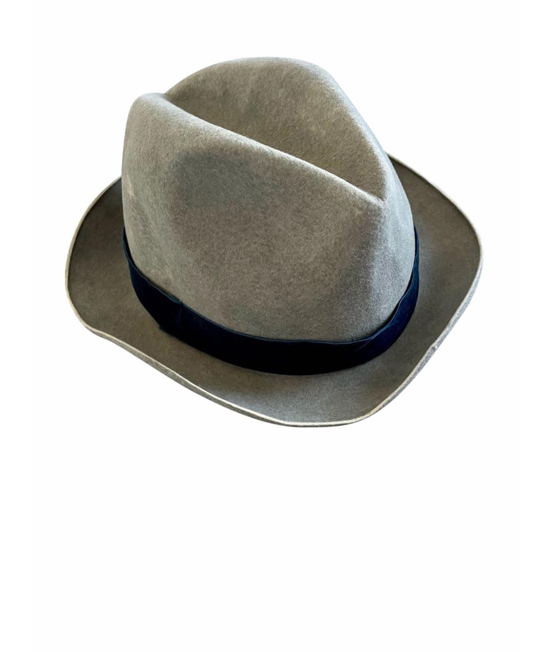 REINHARD PLANK Бежевая шерстяная шляпа, фото 1