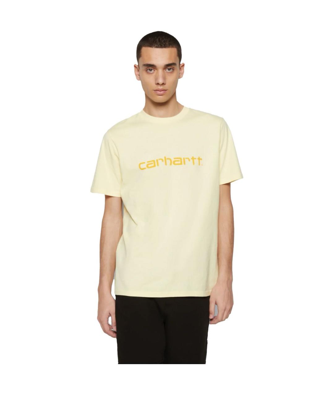 CARHARTT WIP Желтая футболка, фото 2