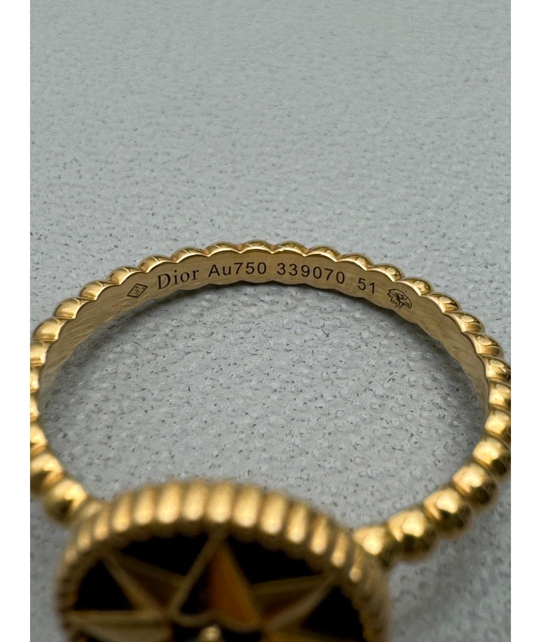 CHRISTIAN DIOR PRE-OWNED Золотое кольцо из желтого золота, фото 4