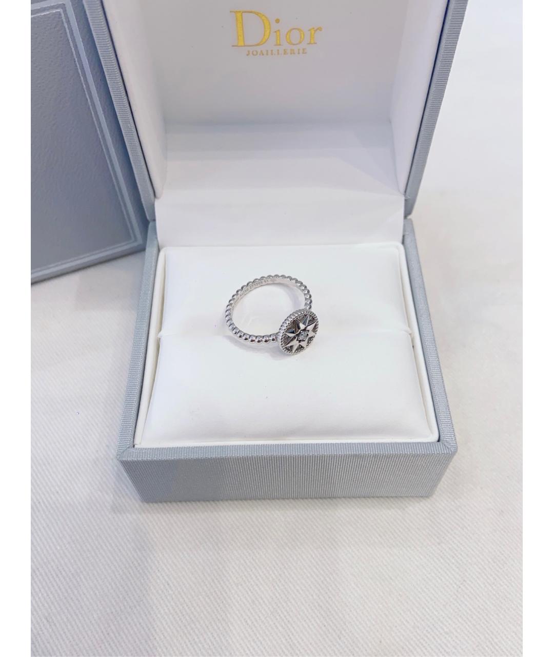 CHRISTIAN DIOR PRE-OWNED Серебряное кольцо из белого золота, фото 4