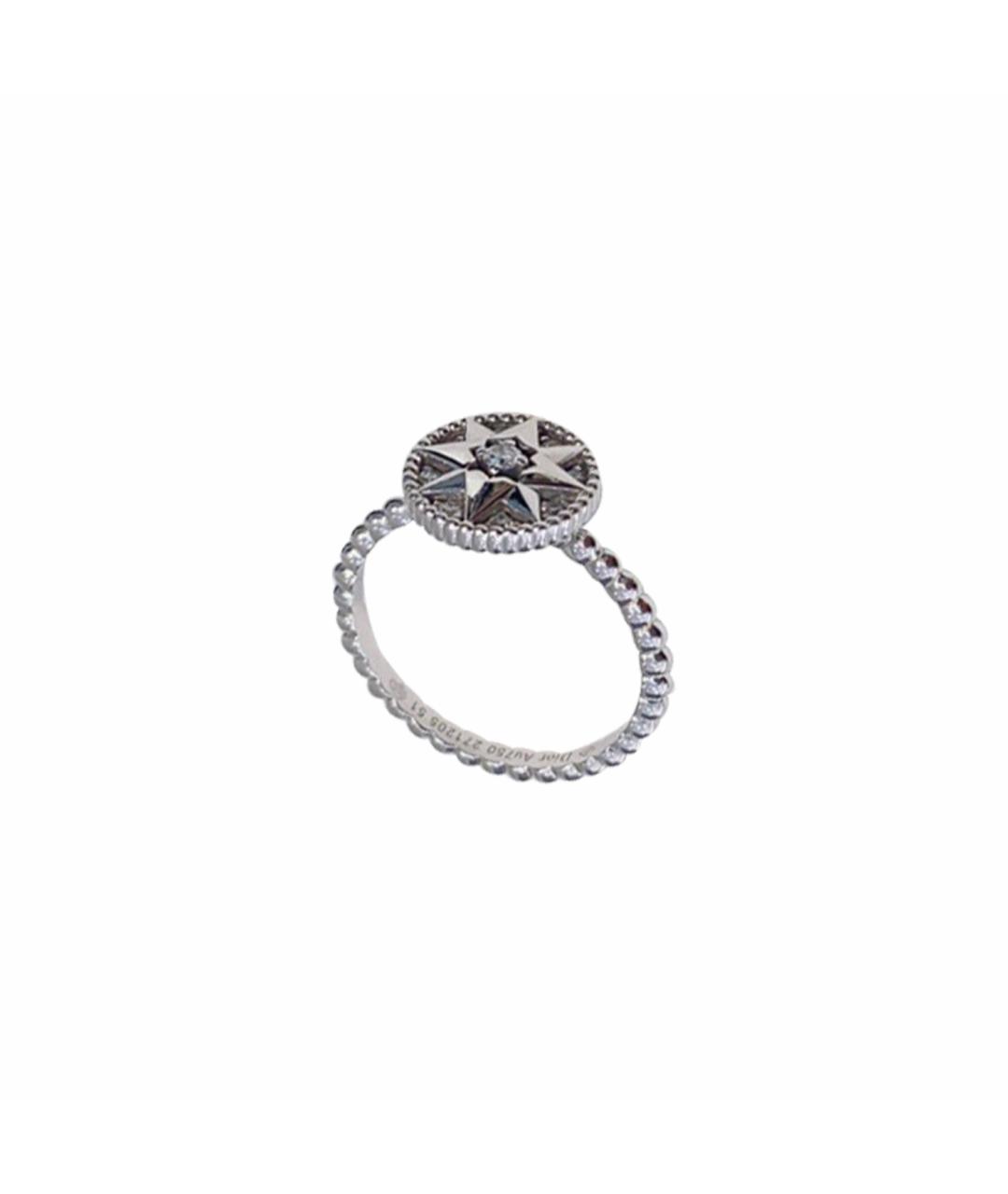 CHRISTIAN DIOR PRE-OWNED Серебряное кольцо из белого золота, фото 1