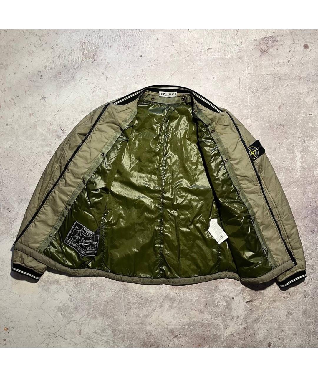 STONE ISLAND Коричневая шерстяная куртка, фото 6