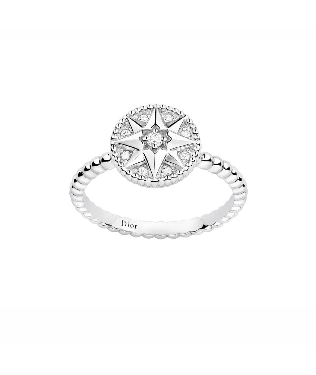 CHRISTIAN DIOR PRE-OWNED Серебряное кольцо из белого золота, фото 1