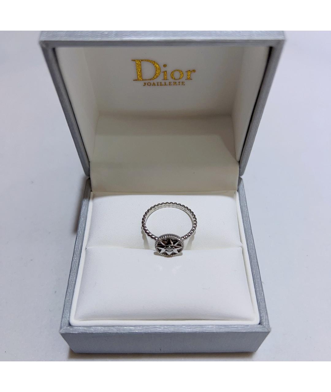 CHRISTIAN DIOR PRE-OWNED Серебряное кольцо из белого золота, фото 4