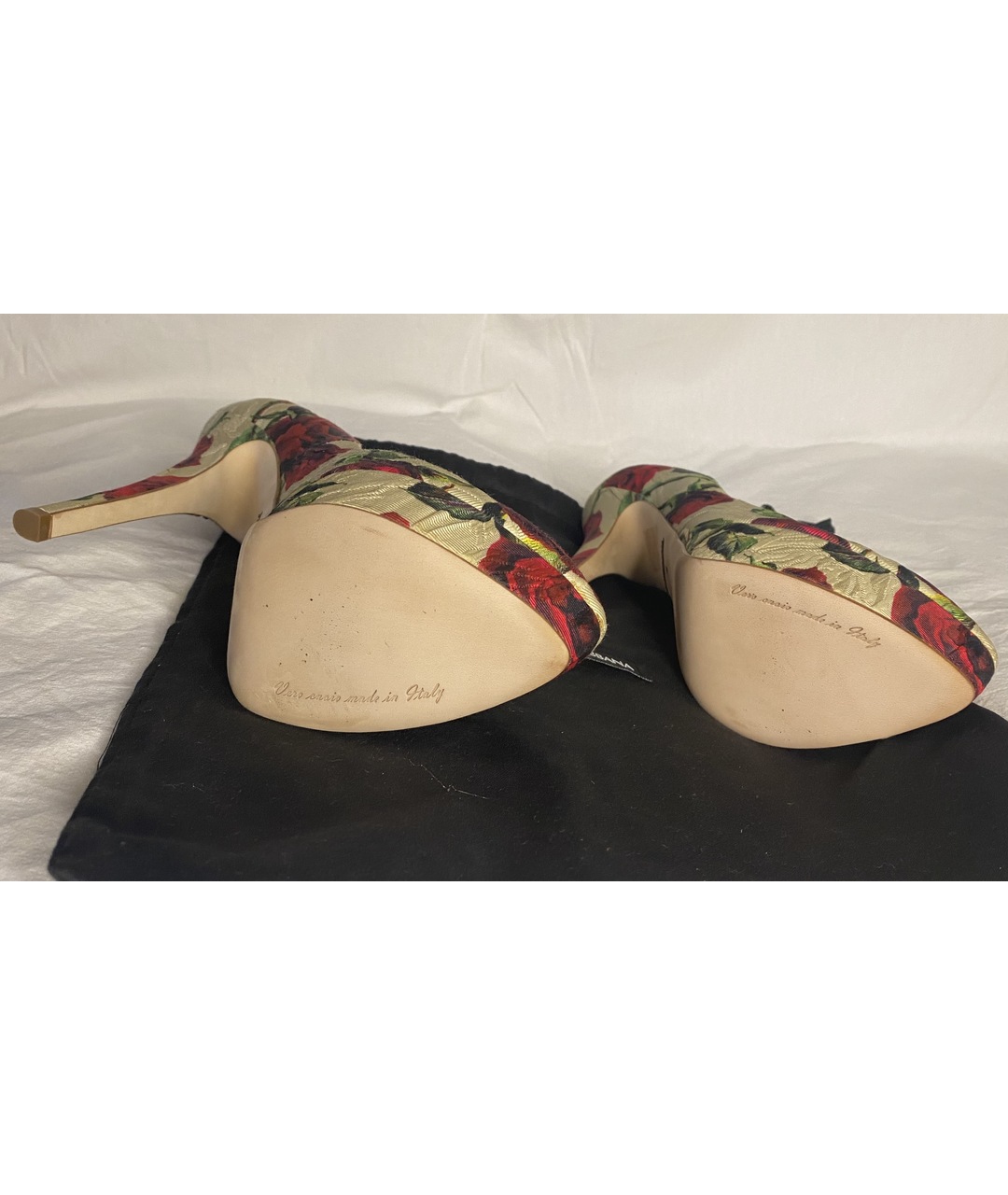 DOLCE&GABBANA Мульти текстильные туфли, фото 5