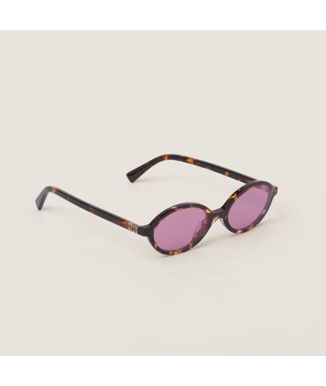 MIU MIU Розовые солнцезащитные очки, фото 6