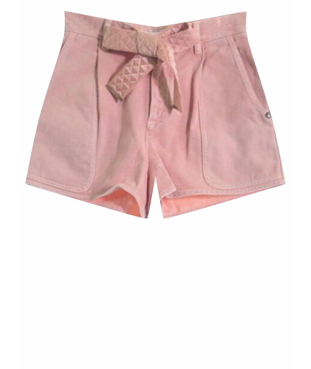 CHANEL Розовые хлопковые шорты, фото 1