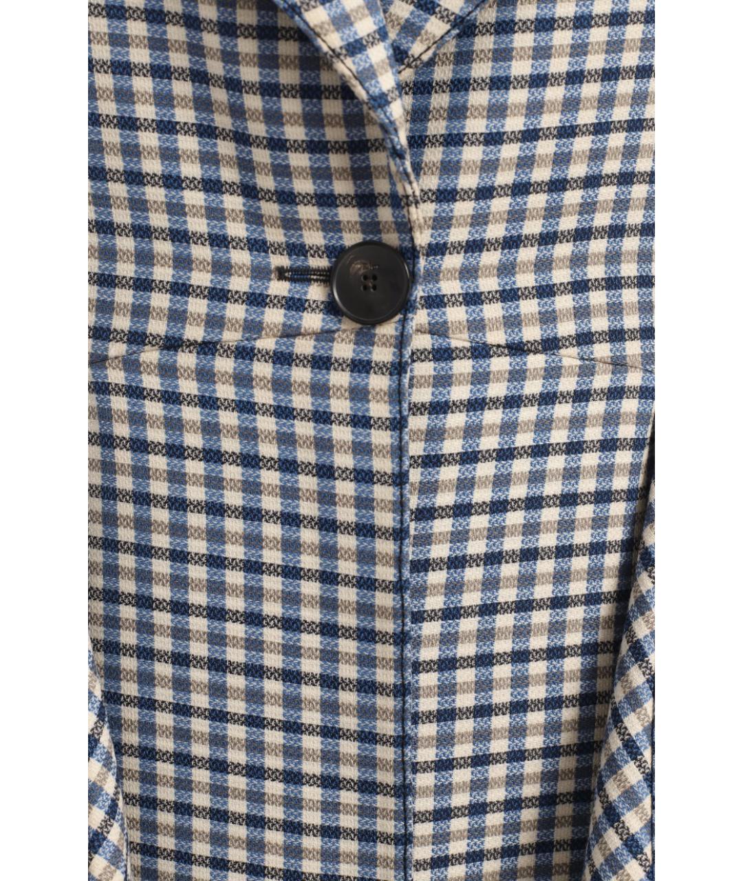 CHRISTIAN DIOR Голубое шерстяное платье, фото 3