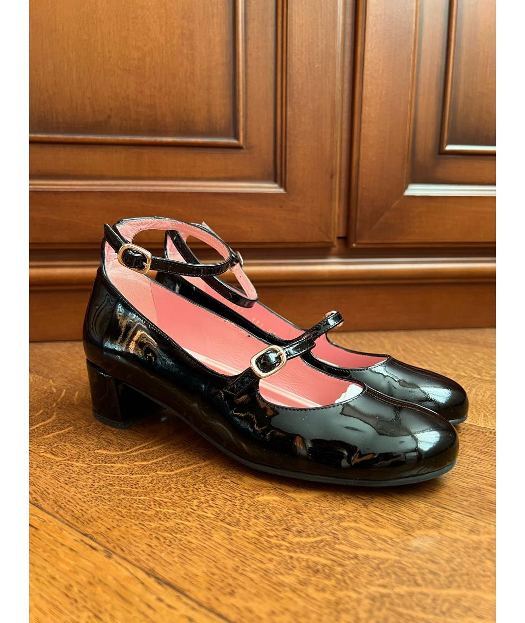 PRETTY BALLERINAS Черные туфли из лакированной кожи, фото 9